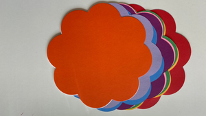 Flower Assorted Color Super Cut-Outs