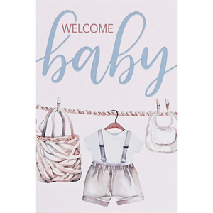 Itty Bitty Card Welcome Baby Boy