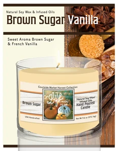 Courtside Market Life is Unique Soy Wax Candle in Glass Jar