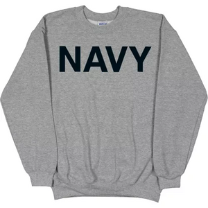 Navy Sweatshirt Grey Small