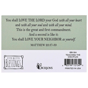 Itty Bitty Card Teaching The Disciples
