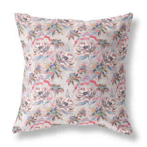 16” Lavender Pink Roses Indoor Outdoor Throw Pillow - 606114024118 16” Lavender Pink Roses Indoor Outdoor Throw Pillow - 606114024118