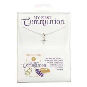 1St Communion Star Cross/Cz 