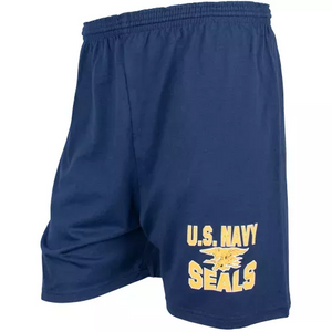 Men's Blue Running Short - Navy Seals Medium