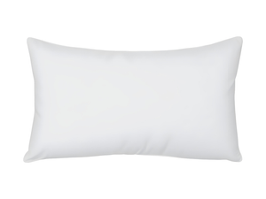 16" X 24" White Lumbar Throw Pillow Insert