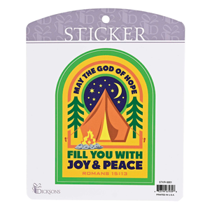Sticker Tent May The God Of Hope Fill