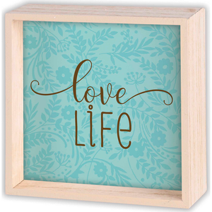 Tabletop 2 Sided Let Love Guide Life 6H