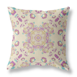 16” Purple Gold Wreath Indoor Outdoor Zippered Throw Pillow - 808230195769 16” Purple Gold Wreath Indoor Outdoor Zippered Throw Pillow - 808230195769