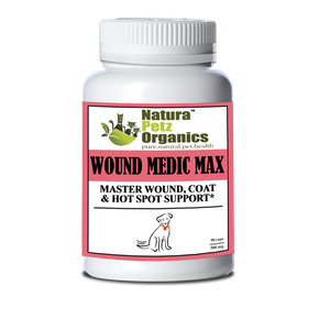 Wound Medic Max Caps* Master Wound, Skin & Coat Support For Dogs & Cats*