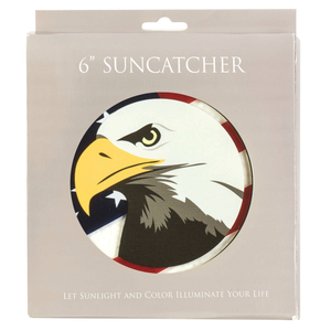 Eagle Patriotic Suncatcher Isiah 40:31