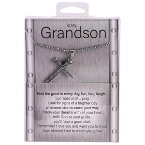 Necklace Grandson Nail Cross 24Inch