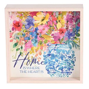 Two-Sided Art Home Is Where The Heart Is