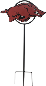 University of Arkansas "Razorback" Wrought Iron Yard Decor