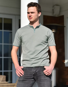 Short Sleeve Henley