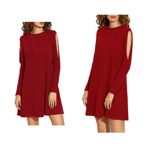 Almondina Tunic Dress With Slivered Sleeves