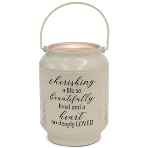 Lantern Cherishing Life Ivory