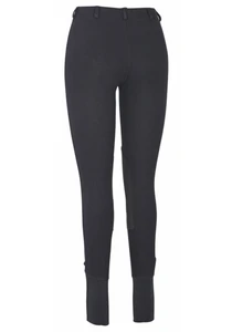 TuffRider Ladies Cotton Lowrise Pull-On Knee Patch Breeches