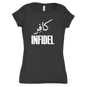 Women's Cotton Tee Infidel - Black