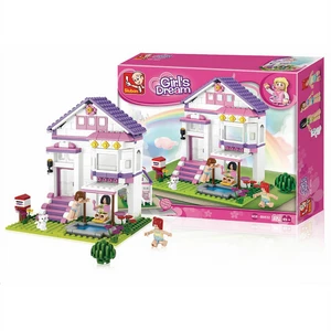 Girl's Dream Villa with Pool Building Brick Kit (291 pcs)