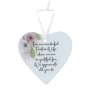 Glass Ornament Wonderful Pastors Wife