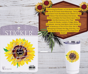 Sticker Sunflower The Lord Make His Face