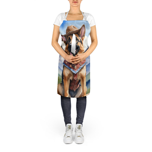 German Shepherd Cowboy Welcome Apron