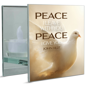 Tealight Peace I Leave With You Peace I