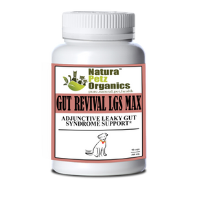 Gut Revival Lgs Max Capsules - Adjunctive Leaky Gut Syndrome Support* For Dogs And Cats
