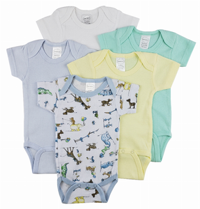 Bambini Short Sleeve One Piece 5 Pack