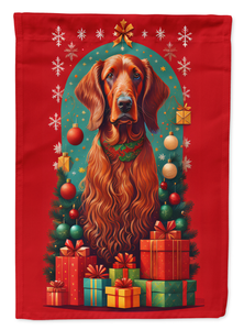 Irish Setter Holiday Christmas Garden Flag