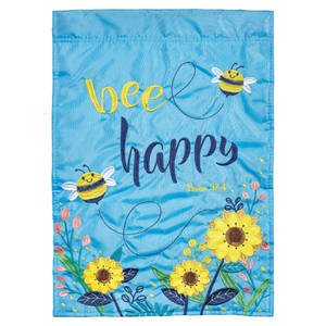 Flag Dapp Bee Happy Ps 37:4 Poly Garden