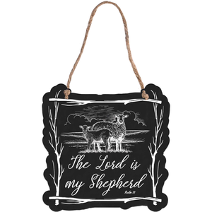 Wall Hanging Metal Twig Frame Shepherd