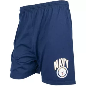 Men's Blue Running Short - Navy With Logo