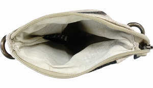 Two Tone Jute Crossbody