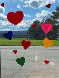 Heart Tri-Color Super Cut-Outs