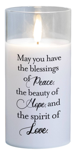 Led Candle May You Have Blessings