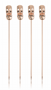 Set Of 4 Tiki Cocktail Picks By Viski