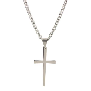 Nk-Taper Nailcross Silver Plate Stainless Steel