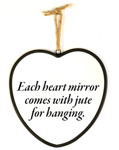 Heart Mirror Best Thing Hold Med Silver