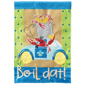 Boil Dat Flag Burlap