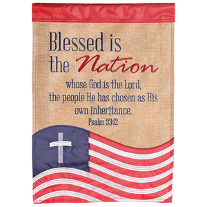 Flag Applique Blessed Nation