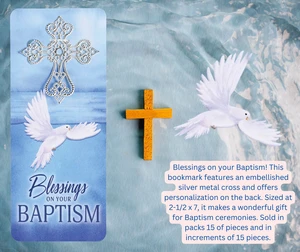 Embellished Bookcard Blessings Baptism