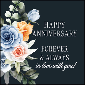 Figurine Happy Anniversary Forever &