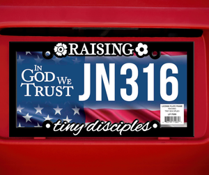 License Plate Frame Tiny Disciples