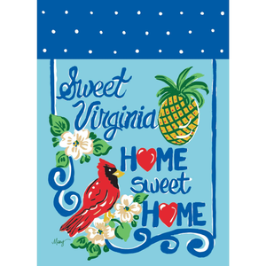 Garden Home Sweet Home Virginia Flag