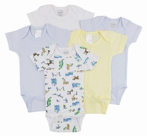 Bambini Short Sleeve One Piece 5 Pack