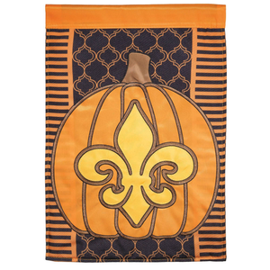 Pumpkin Fleur De Lis