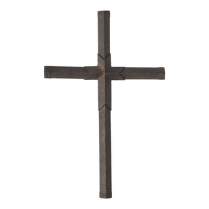 Patina Bronze Metal Wall Cross