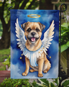 Border Terrier My Angel Garden Flag