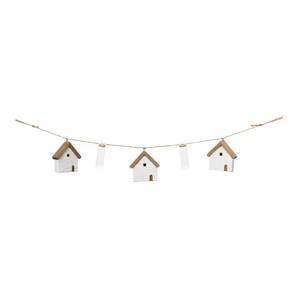 House and Tube Vase String Garland